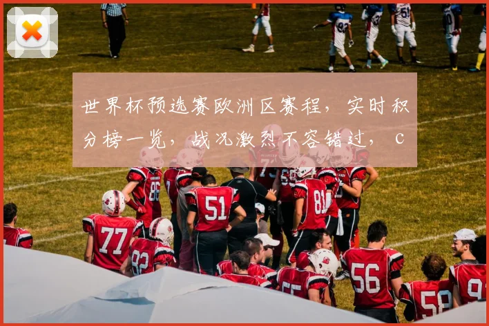 世界杯预选赛欧洲区赛程，实时积分榜一览，战况激烈不容错过， commas